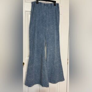 Chatoyant Mineral Wash Flare Pants – 2XL – Made in USA Bell Bottoms